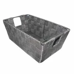 Best reviews of 👏 Simplfy Decorative Boxes & Baskets Kennedy International Woven Storage Tote, 4 1/2" X 11" X 6 1/2", Heather (25094) 👍