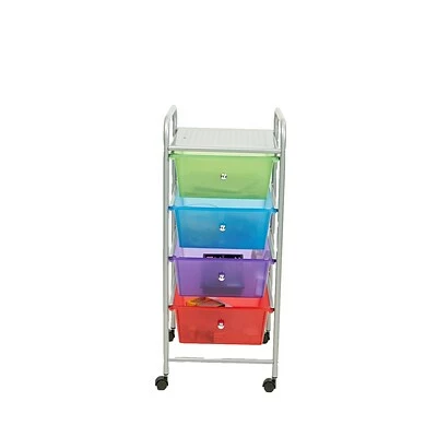 Coupon 🧨 Rolling Carts Mind Reader 4 Drawer Storage Trolley, Multi-Colors (4DPTROLL-ASST) ❤️ 3 Coupon 🧨 Rolling Carts Mind Reader 4 Drawer Storage Trolley, Multi-Colors (4DPTROLL-ASST) ❤️