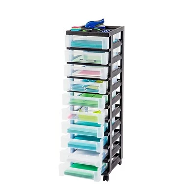 Flash Sale 👍 Rolling Carts IRIS® 10 Drawer Storage Cart, Black (585650) 🎁 6 Flash Sale 👍 Rolling Carts IRIS® 10 Drawer Storage Cart, Black (585650) 🎁 - Image 4