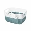 Promo ❤️ Plastic Weave Bins Simplify Storage Basket, Small, Marine (26310-MARINE) 🧨 -Change Your Whole Storage & Organization. unnamed file 1405