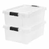 Hot Sale ⭐ Storage Bins & Totes IRIS® Store-It-All Tote 10 Gallon, 2 Pack, Clear 🤩 -Change Your Whole Storage & Organization. unnamed file 1408
