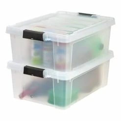 Hot Sale ⭐ Storage Bins & Totes IRIS® Store-It-All Tote 10 Gallon, 2 Pack, Clear 🤩 -Change Your Whole Storage & Organization. unnamed file 1409