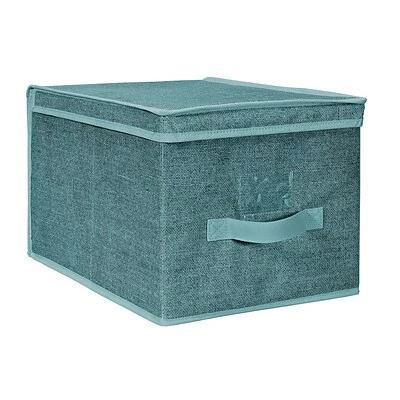 Promo ๐ Decorative Boxes & Baskets Simplify Large Storage Box, Dustyblue (25421-Dustyblue) ๐ 3 Promo ๐ Decorative Boxes & Baskets Simplify Large Storage Box, Dustyblue (25421-Dustyblue) ๐