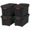 Best Pirce 🔥 Iris® Storage Totes IRIS Weathertight Heavy Duty 87 Qt. Storage Tote, Black, 4/Pack (585750) 🤩 -Change Your Whole Storage & Organization. unnamed file 1451