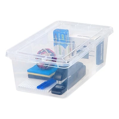 Flash Sale ✔️ Storage Bins & Totes IRIS® 6 Quart Clear Storage Box, 6 Pack ⭐ 5 Flash Sale ✔️ Storage Bins & Totes IRIS® 6 Quart Clear Storage Box, 6 Pack ⭐ - Image 3