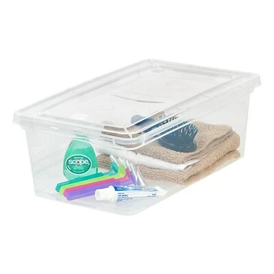 Flash Sale ✔️ Storage Bins & Totes IRIS® 6 Quart Clear Storage Box, 6 Pack ⭐ 6 Flash Sale ✔️ Storage Bins & Totes IRIS® 6 Quart Clear Storage Box, 6 Pack ⭐ - Image 4