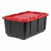 Discount 🎁 Storage Bins & Totes IRIS Utility Tough Tote 108 Qt. Latch Lid Storage Tote, Black/Red, 4 Pack (589092) ⌛ -Change Your Whole Storage & Organization. unnamed file 1472