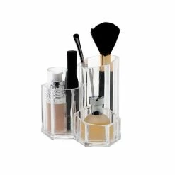 Outlet ๐ Closet Storage & Organizers Laura Ashley Makeup Brush Holder, 3 Compartment (LA-96715) ๐คฉ