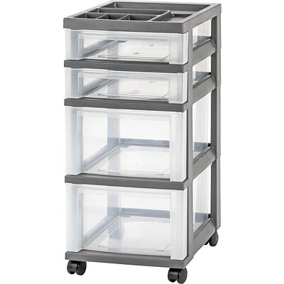 Budget 🧨 Rolling Carts IRIS® 4 Drawer Storage Cart, Gray (585000) ✨ 3 Budget 🧨 Rolling Carts IRIS® 4 Drawer Storage Cart, Gray (585000) ✨