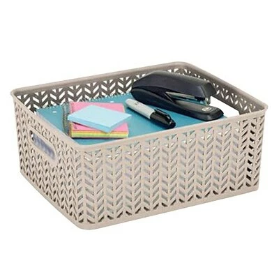 Wholesale ๐ฅ Storage Bins & Totes Simplify Medium Resin Herringbone Storage Basket, Ivory (25174) ๐ 3 Wholesale ๐ฅ Storage Bins & Totes Simplify Medium Resin Herringbone Storage Basket, Ivory (25174) ๐