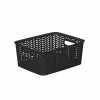Buy 🎁 Decorative Boxes & Baskets Simplify Herringbone Small Storage Bin, Black (25173-BLACK) 😉 -Change Your Whole Storage & Organization. unnamed file 1501