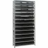 Top 10 🎉 Storage Bins & Totes Quantum Storage Systems Shelf Bin Unit 12" X 36" X 75", Black (1275-109-Bk) ⭐
