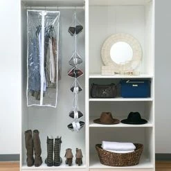 Brand new 🎉 Closet Storage Organizers Simplify Hanging Suit Closet, Crystal Clear (26364) 🌟 -Change Your Whole Storage & Organization. unnamed file 1528