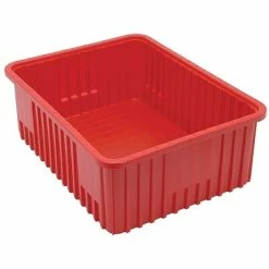 Outlet 🔥 Storage Bins & Totes Quantum Storage Systems Store-Max 21.7 Qt. Open Lid Storage Bin, Red, 8/Carton (QSB806RDCT) 🎁