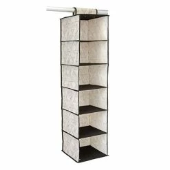 Cheapest โ The Macbeth Collection Closet Storage & Organizers Closet Candie 6 Shelf Closet Organizer, Geo Natural (M-77823) ๐