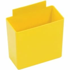 Cheapest 🛒 Storage Bins & Totes Quantum Storage Systems Bin Cups For Shelf Bins, 3.25" X 1.75" X 3", Yellow, 48/Carton (QBC111YL) ✨