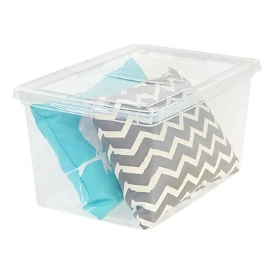 Top 10 ๐คฉ Storage Bins & Totes IRIS 81.91 Snap Lid Storage Box, Clear, 6/Pack (200440) ๐ 4 Top 10 ๐คฉ Storage Bins & Totes IRIS 81.91 Snap Lid Storage Box, Clear, 6/Pack (200440) ๐ - Image 2