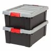 Discount 🥰 Storage Bins & Totes IRIS® Store-It-All Tote 10 Gallon, 2 Pack, Black 😉 -Change Your Whole Storage & Organization. unnamed file 1590