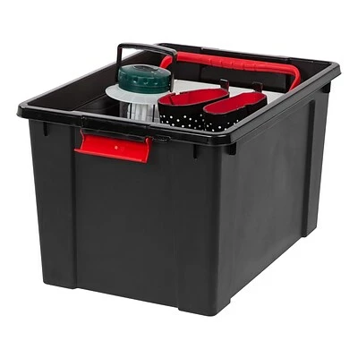 Hot Sale ๐ Storage Bins & Totes IRIS Store-It-All 112.03 Qt. Latching Lid Storage Tote, Black, 4/Pack (250270) โญ 4 Hot Sale ๐ Storage Bins & Totes IRIS Store-It-All 112.03 Qt. Latching Lid Storage Tote, Black, 4/Pack (250270) โญ - Image 2
