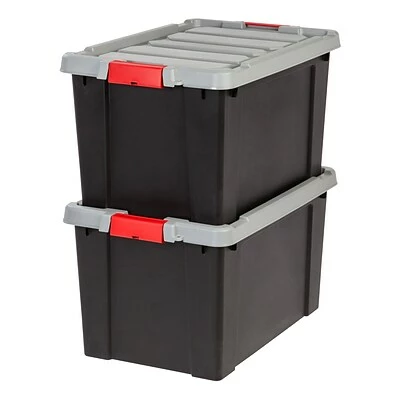 Promo 👏 Storage Bins & Totes IRIS® Store-It-All Tote 18 Gallon, 2 Pack, Black 🔥 3 Promo 👏 Storage Bins & Totes IRIS® Store-It-All Tote 18 Gallon, 2 Pack, Black 🔥