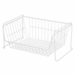 Best reviews of ๐ All Purpose Baskets IRIS USA, Inc. Large Stacking Basket, White (261011) ๐