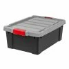Brand new 🎁 Storage Bins & Totes IRIS Store-It-All 71.24 Qt. Latching Lid Storage Tote, Black, 4/Pack (250260) 😀 -Change Your Whole Storage & Organization. unnamed file 1653