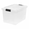 Deals 😉 Storage Bins & Totes IRIS Store-It-All 112.03 Qt. Latching Lid Storage Tote, Clear, 4/Pack (250271) 😍 1 Deals 😉 Storage Bins & Totes IRIS Store-It-All 112.03 Qt. Latching Lid Storage Tote, Clear, 4/Pack (250271) 😍 -Change Your Whole Storage & Organization. unnamed file 1674