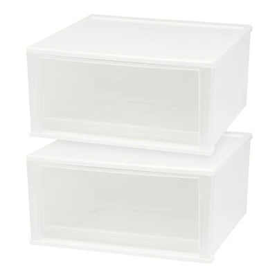 Cheapest ๐ Storage Drawers IRIS 51 Qt. Stacking Drawer, White, 2/PK (585411) โ 3 Cheapest ๐ Storage Drawers IRIS 51 Qt. Stacking Drawer, White, 2/PK (585411) โ