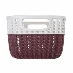 Outlet 🔔 Decorative Boxes & Baskets Simplify Small Storage Basket, Plum (26310-PLUM) 🎁 -Change Your Whole Storage & Organization. unnamed file 1687