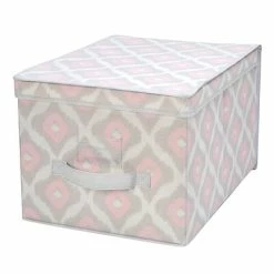 Best deal ๐ Closet Storage Organizers The Macbeth Collection Closet Candie Storage Box, Large, Ikat (M-77801-CC) ๐