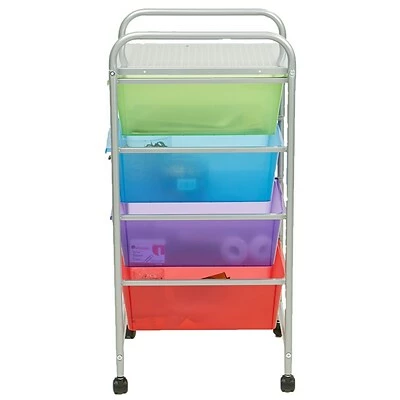 Coupon 🧨 Rolling Carts Mind Reader 4 Drawer Storage Trolley, Multi-Colors (4DPTROLL-ASST) ❤️ 6 Coupon 🧨 Rolling Carts Mind Reader 4 Drawer Storage Trolley, Multi-Colors (4DPTROLL-ASST) ❤️ - Image 4