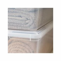 Discount ❤️ Storage Bins & Totes Iris 13.5 Qt. Snap Lid Storage Tote, Clear, 8/Pack (500075) 👏 -Change Your Whole Storage & Organization. unnamed file 1725