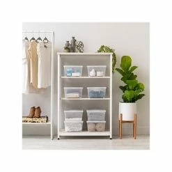 Discount ❤️ Storage Bins & Totes Iris 13.5 Qt. Snap Lid Storage Tote, Clear, 8/Pack (500075) 👏 -Change Your Whole Storage & Organization. unnamed file 1727