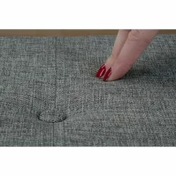 Top 10 😉 Closet Storage Organizers Simplify Faux Linen Triple Folding Storage Ottoman (F-0638-Grey-BX) ❤️ -Change Your Whole Storage & Organization. unnamed file 1732