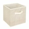 Budget 🔔 Decorative Boxes & Baskets Simplify Faux Jute Polypropylene/Cardboard Box Cube, Off-White (25432-FEJ) ⭐ -Change Your Whole Storage & Organization. unnamed file 1746