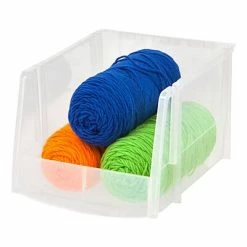 Flash Sale 🥰 Storage Bins & Totes IRIS 18 Qt. Lift Off Storage Bin , Clear, 6/Pack (200540) 👍 -Change Your Whole Storage & Organization. unnamed file 1761