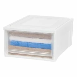 Flash Sale 🔥 Storage Bins & Totes IRIS® Medium Box Chest Drawer, White, 3 Pack (591073) 🎁 -Change Your Whole Storage & Organization. unnamed file 1787