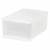 Deals ❤️ Storage Drawers IRIS 7 Qt. Stacking Drawer, White, 4/PK (129873) 🌟