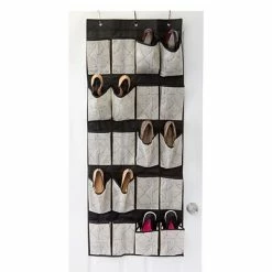 Cheap ๐ฏ The Macbeth Collection Closet Storage & Organizers Closet Candie 20 Pocket ๐ Shoe Organizer, Geo Natural (M-77822) ๐