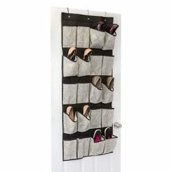 Cheap 💯 The Macbeth Collection Closet Storage & Organizers Closet Candie 20 Pocket 👟 Shoe Organizer, Geo Natural (M-77822) 👏 -Change Your Whole Storage & Organization. unnamed file 1797