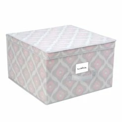 Budget ⭐ Closet Storage Organizers The Macbeth Collection Closet Candie Storage Box, Jumbo, Ikat (M-77802-CC) ✔️ -Change Your Whole Storage & Organization. unnamed file 1804