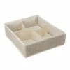 Cheap ⭐ Cloth & Soft Storage Simplify Drawer Organizer, 4 Compartment, Faux Jute (25515-FEJ) 🥰 -Change Your Whole Storage & Organization. unnamed file 1833