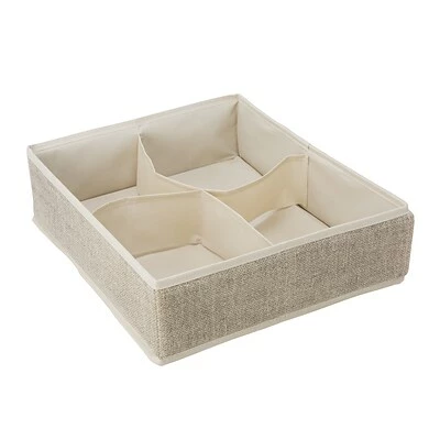 Cheap ⭐ Cloth & Soft Storage Simplify Drawer Organizer, 4 Compartment, Faux Jute (25515-FEJ) 🥰 2 Cheap ⭐ Cloth & Soft Storage Simplify Drawer Organizer, 4 Compartment, Faux Jute (25515-FEJ) 🥰