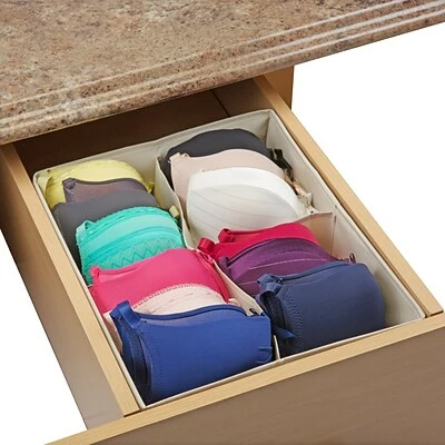 Cheap ⭐ Cloth & Soft Storage Simplify Drawer Organizer, 4 Compartment, Faux Jute (25515-FEJ) 🥰 4 Cheap ⭐ Cloth & Soft Storage Simplify Drawer Organizer, 4 Compartment, Faux Jute (25515-FEJ) 🥰 - Image 3