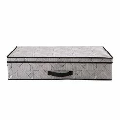 Promo ๐ The Macbeth Collection Storage Bins & Totes Closet Candie Under The Bed Storage Box, Geo Natural (M-77819) ๐