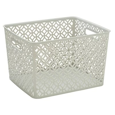 Flash Sale ๐ Storage Bins & Totes Simplify Trellis Storage Bin, Stone (26102-STONE) ๐ 3 Flash Sale ๐ Storage Bins & Totes Simplify Trellis Storage Bin, Stone (26102-STONE) ๐