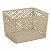 Hot Sale 💯 Storage Bins & Totes Simplify Storage Bin, Large, Champagne (26102-CHAMPAGNE) 🔔