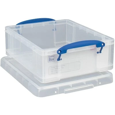 Deals 🎁 Storage Bins & Totes Really Useful Box® 8.1 Liter Snap Lid Storage Bin, Clear, 5/Pack (8.1LC-PK5C) 🛒 3 Deals 🎁 Storage Bins & Totes Really Useful Box® 8.1 Liter Snap Lid Storage Bin, Clear, 5/Pack (8.1LC-PK5C) 🛒