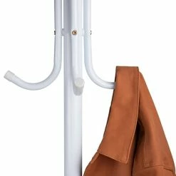 Discount 😀 Clothes Racks & Portable Closets Mind Reader Standing Metal 11 Hook 🧥 Coat Rack, White (COATRACK11-WHT) ✨ -Change Your Whole Storage & Organization. unnamed file 196