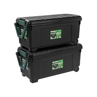 Budget ๐งจ Storage Bins & Totes Remington 169 Qt. Latch Lid Storage Totes, Black, 2/Carton (296003) ๐ 3 Budget ๐งจ Storage Bins & Totes Remington 169 Qt. Latch Lid Storage Totes, Black, 2/Carton (296003) ๐
